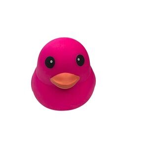 Laffy Quacks Blue Rubber Duck Squish Stretch Sensory Toy Stress Ball Fidget NEW